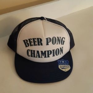 Granule men's Capri hat Beer Pong Champion  authentic  Snapback Navy/White